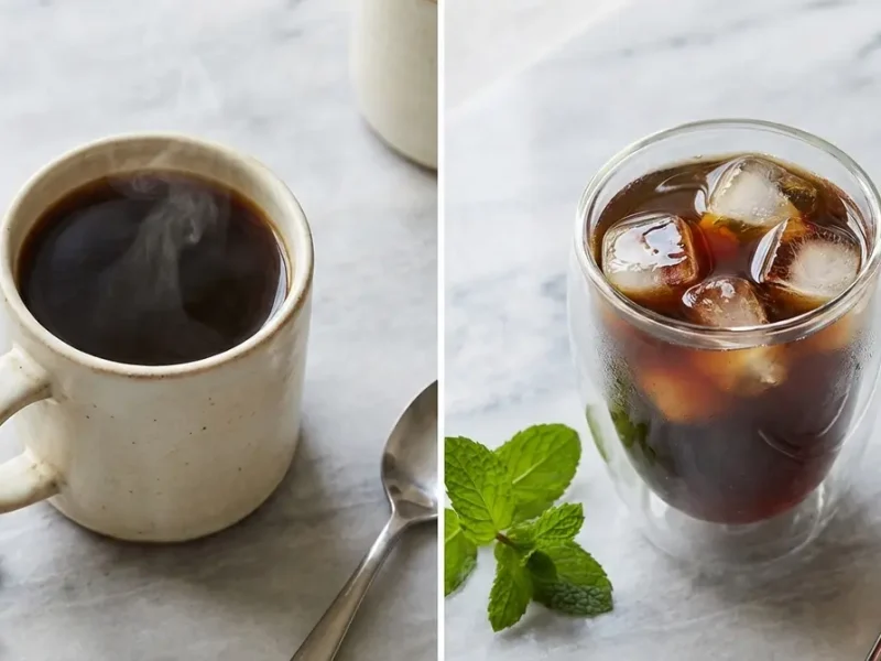 Taza ceramica vs vaso de cristal
