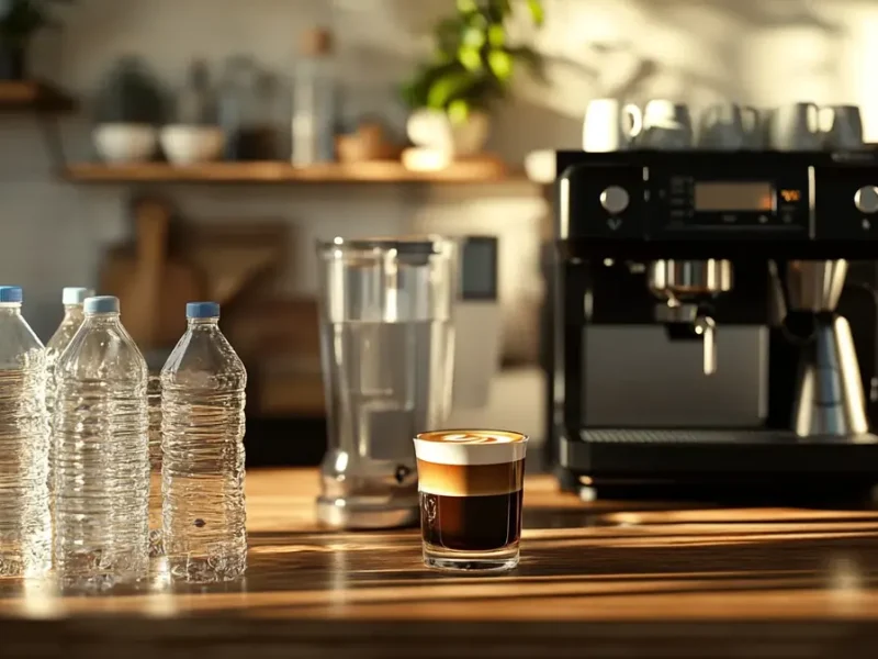 Agua para cafetera