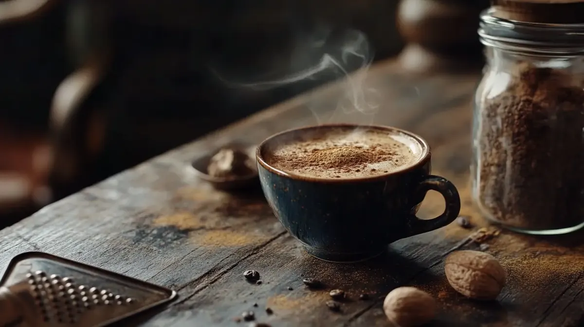Cafe nuez moscada