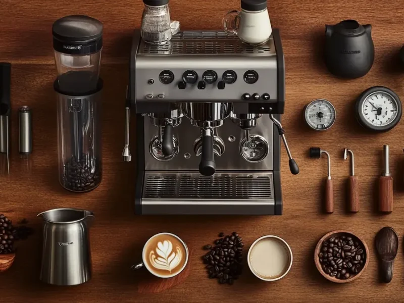 Kit barista cafe